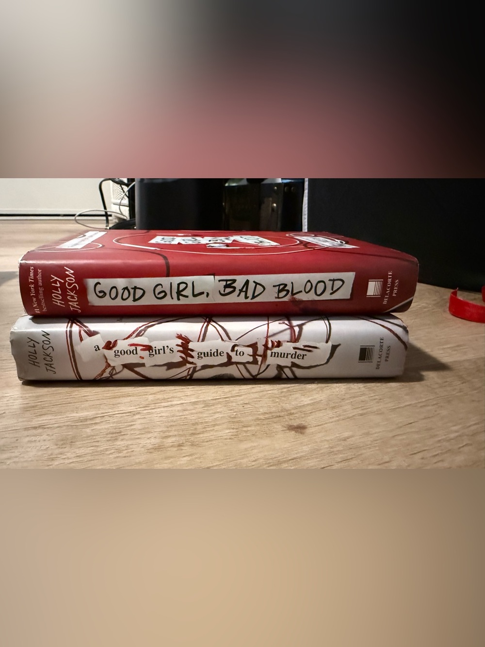 Good Girl, Bad Blood + Good Girl's Guide to Murder Hardcover Set - Red & White